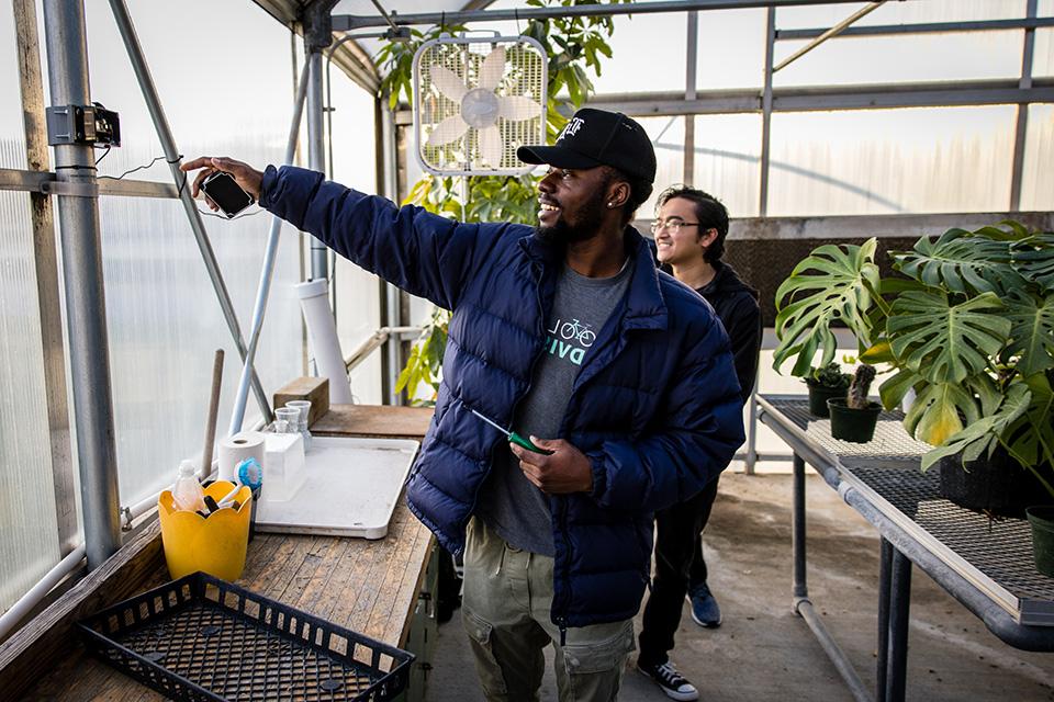 Computer science, horticulture students collaborate to improve greenhouse monitoring